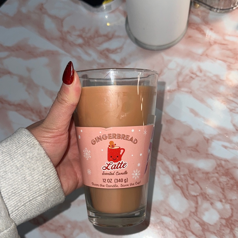 Gingerbread Latte Scented Candle